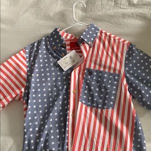 Southern Proper American flag polo